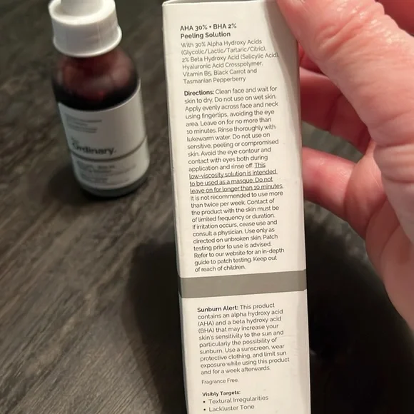NIB The Ordinary AHA + BHA Peeling Solution Exfoliating Facial - Picture 2 of 5
